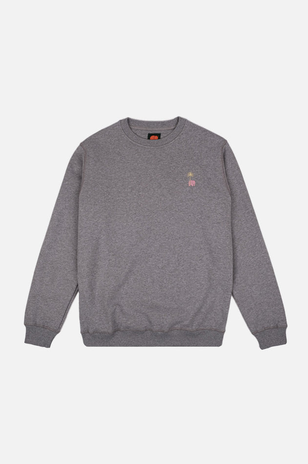Heren Antonyo Marest x Trendsplant Art Hut Sweater Sport Grey