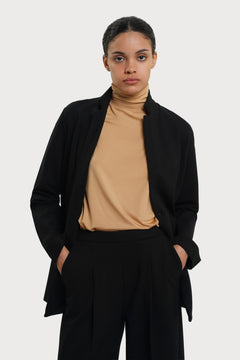 Tomasine Turtleneck Top Camel Brown