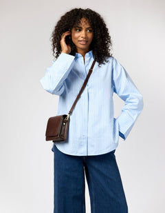 Audrey Mini Tas Chocoladebruin