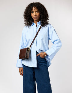 Audrey Mini Tas Chocoladebruin