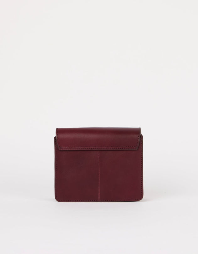 Audrey Mini Tas Donkerkersrood