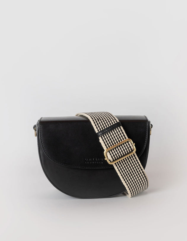 Ava Black Classic Leather Bag