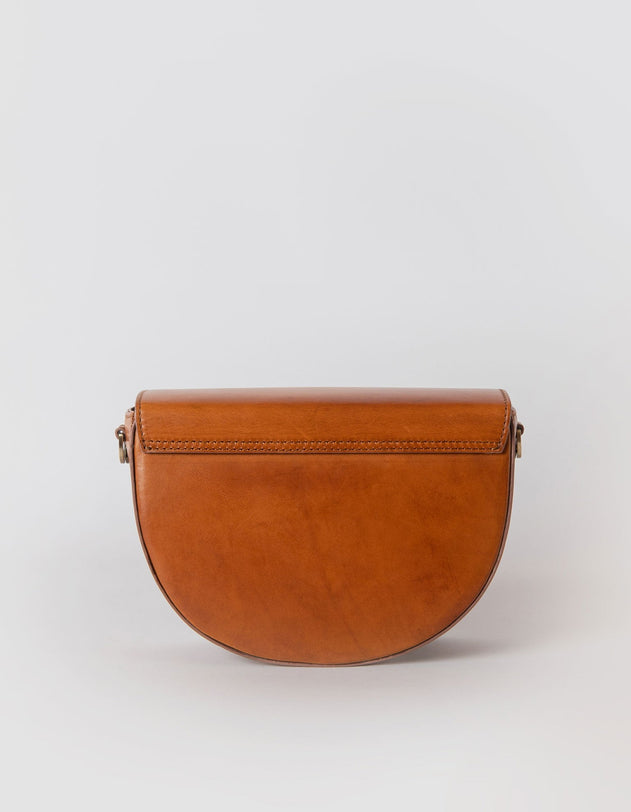 Ava Classic Leather Bag Cognac