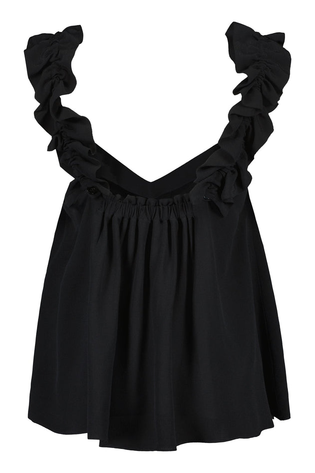 Åva Sleeveless Top Black