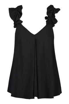 Åva Sleeveless Top Black