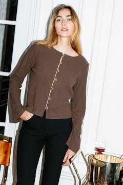 Henna Cardigan Brown