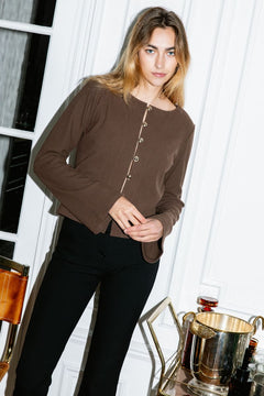 Henna Cardigan Brown