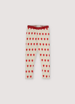 Singapore Kids' Leggings Love Motif Red