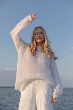 Melody Mohair Jumper White