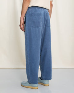 Recycled Denim Wide Pant Blue