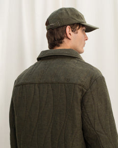 Quilt Organic Flannel Jacket Moss Green