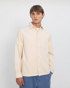 Cord Casual Shirt White