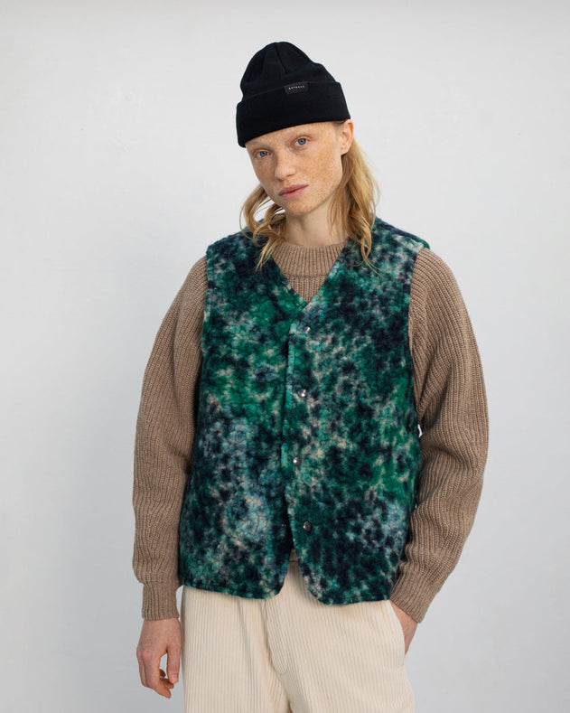 Sherpa Vest Wool-Blend Multi