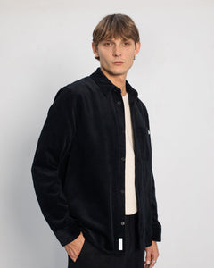 Cord Casual Shirt Black