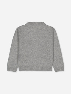 Baby's Cashmere Cardigan Grey