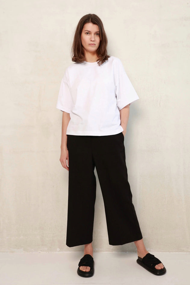 Line T-shirt Wit