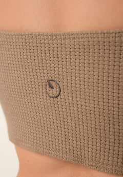 Bella Wafel Croptop Gravel