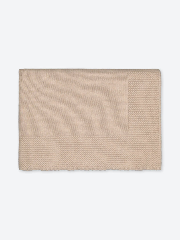 Dog Cashmere Blanket Beige