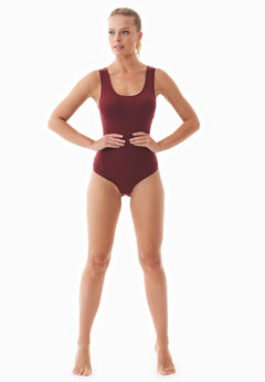 Blannca Basic Bodysuit Bordeaux