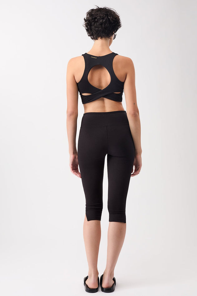 Capri  Leggings Black