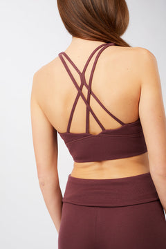 New Ripped Studio Bra + Ribbed Rolldown Ruby