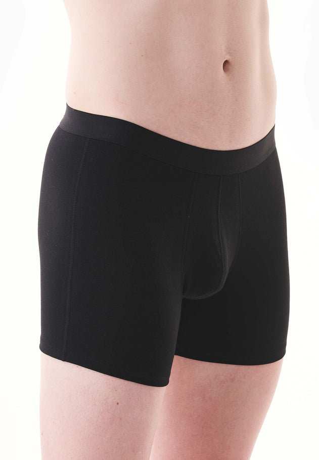 Brunno Boxer Brief 6 Pack Black