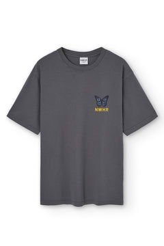 Butterfly Wash T-Shirt Grey