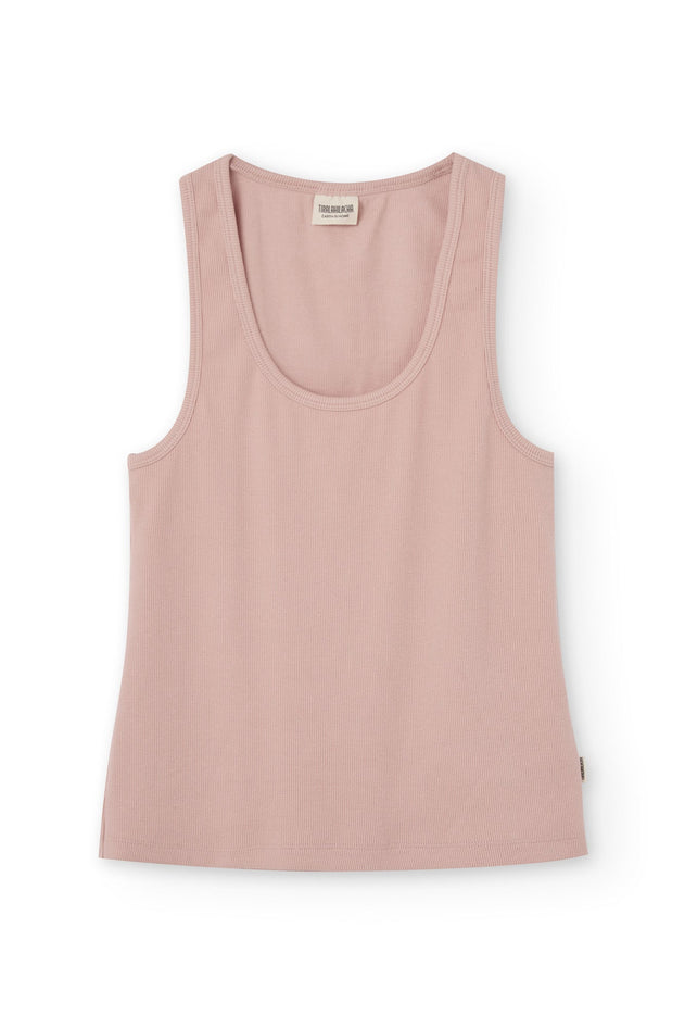 Bonnie Ribbed Tank Top Pink