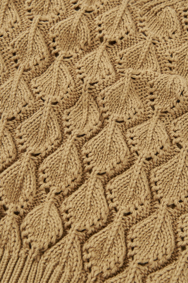 Basile Openwork Tank Top Mustard