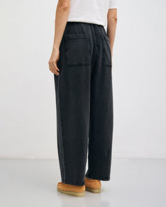 Balloon Pants Washed Black