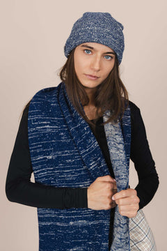 The Hemp Wool Beanie Blue