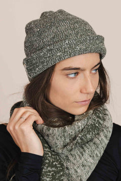 The Hemp Wool Beanie Green