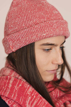 The Hemp Wool Beanie  Pink