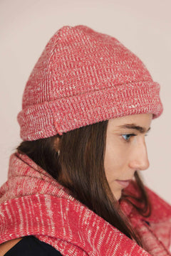 The Hemp Wool Beanie  Pink