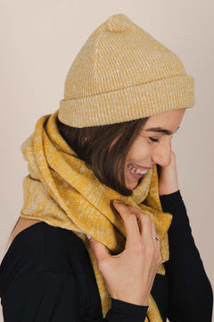 The Hemp Wool Beanie  Yellow