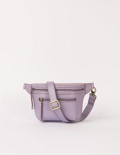 Beck's Bum Bag Classic Leather Lavender