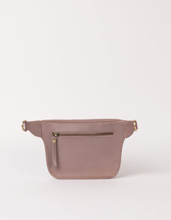 Beck's Bum Bag Classic Leather Pale Mauve