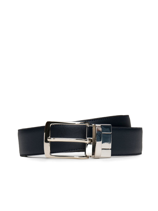 Alp Microfiber Men’s Black Vegan Reversible Belt
