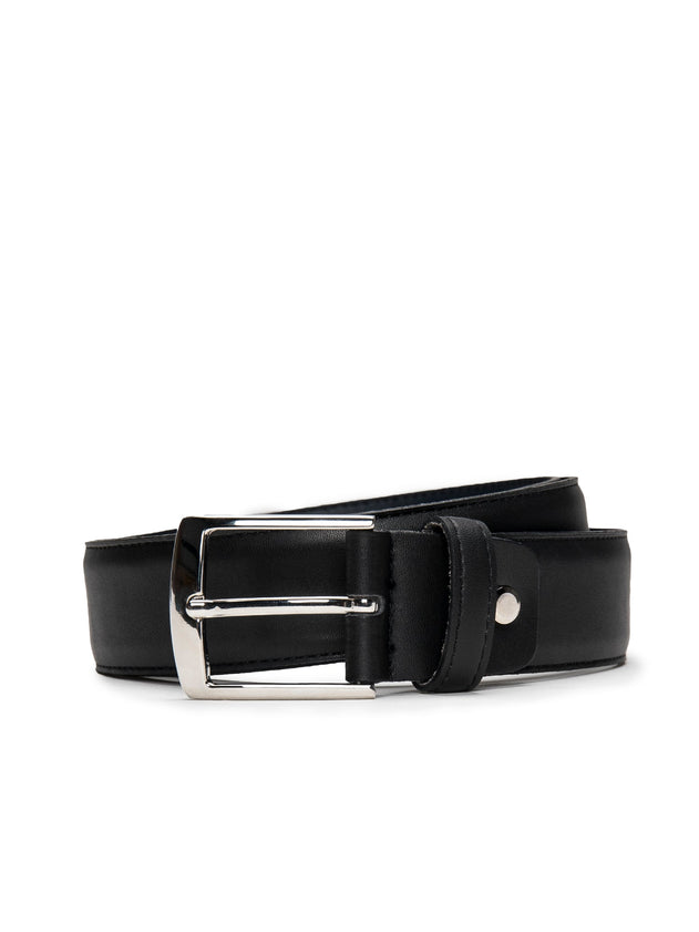 Begur Microfiber Men’s Black Vegan Belt