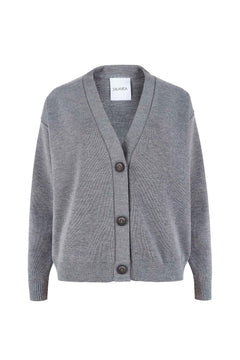 Bene Merino Cardigan Light Grey