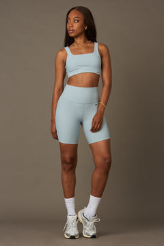 Beverly Hills Biker Shorts Light Blue