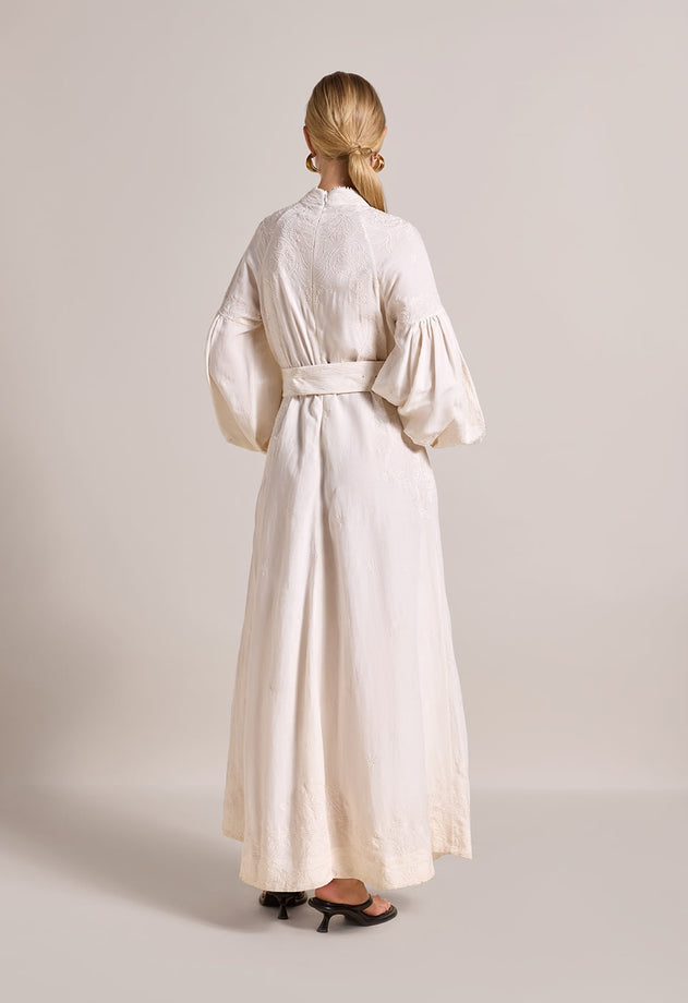 Beyonce Long Dress Antique White