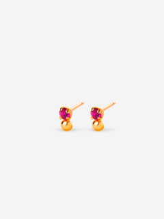 Billy Earrings Fuchsia