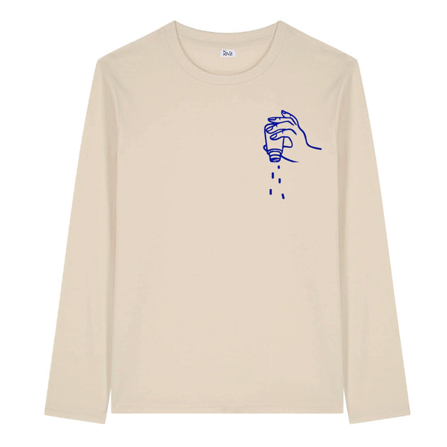 Bonappetit Long Sleeve T-Shirt Beige