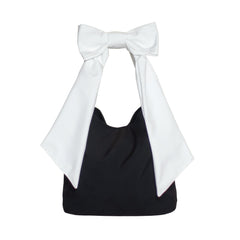 Rainsisters Bow Tote Bag Black Moonlight