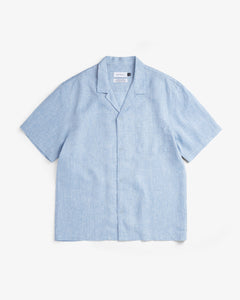 Unisex Bowling Shirt Dusty Blue