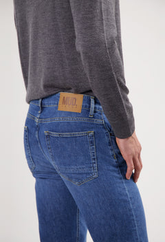 Bryce Mid Straight Jeans Authentic Indigo