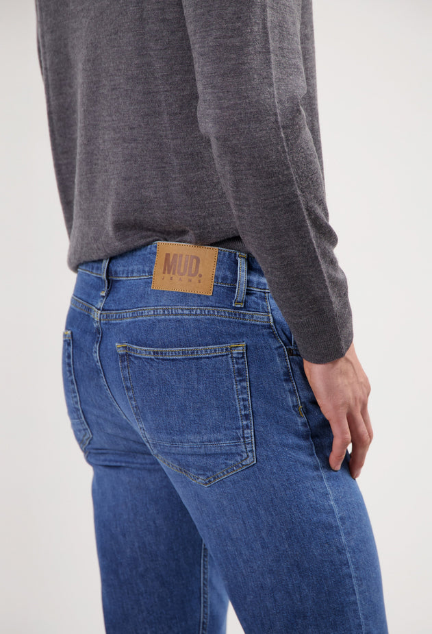 Bryce Mid Straight Jeans Authentic Indigo