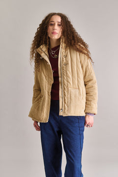 Georgia Cord Coat Croissant