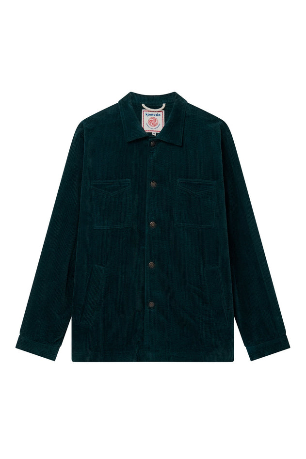 Men's Stanley Organic Cotton Corduroy Jacket Marine Green